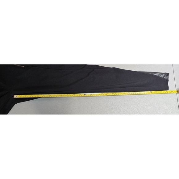 Athleta Womens XS Ponte‎ Lux Faux Leather Zip Leggings - Picture 11 of 15